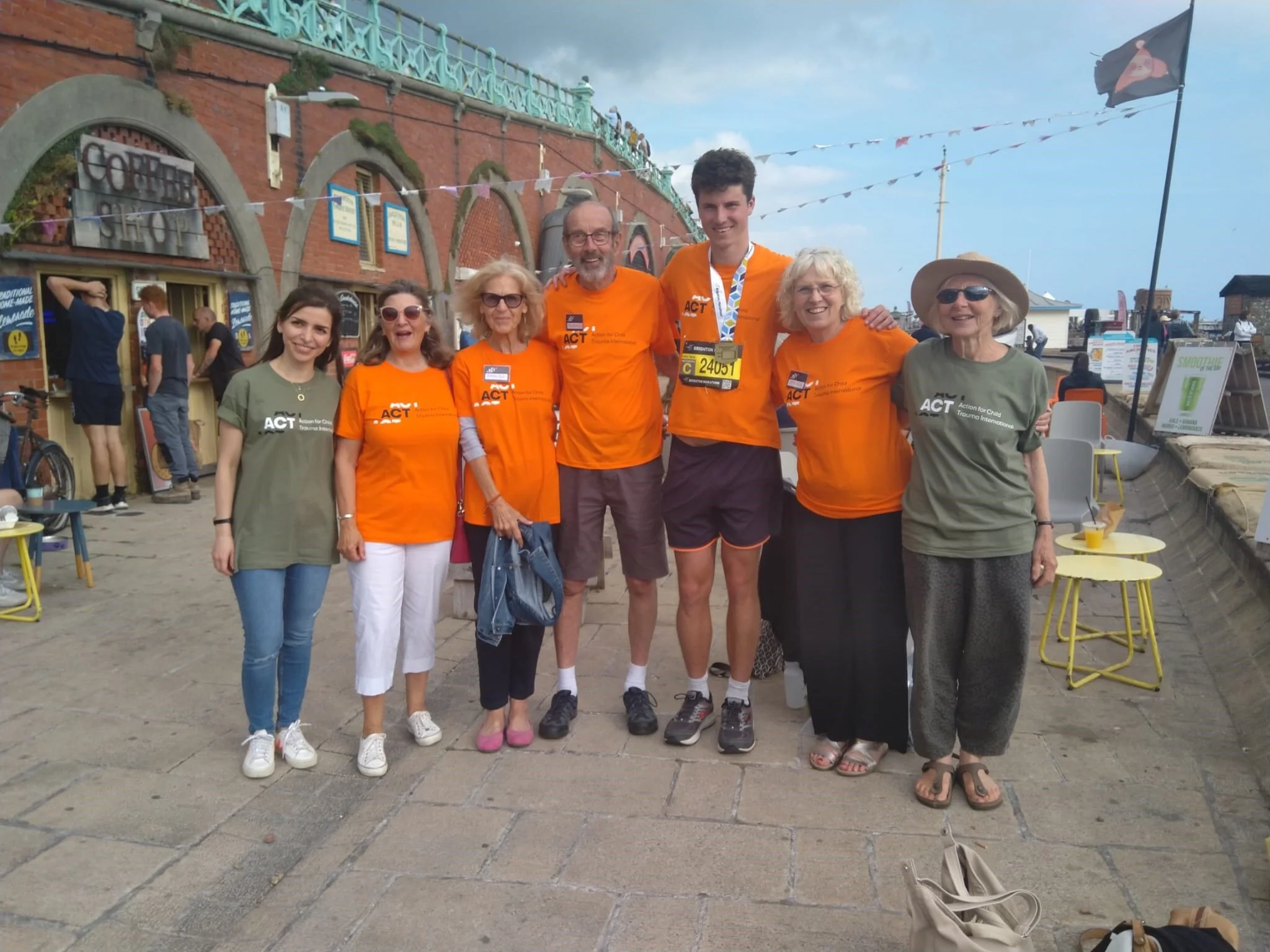 A marathon fundraising first for us and for Tom!